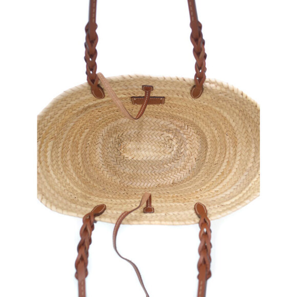 Prada Woven Palm Leather Tote Bag - Picture 3 of 9